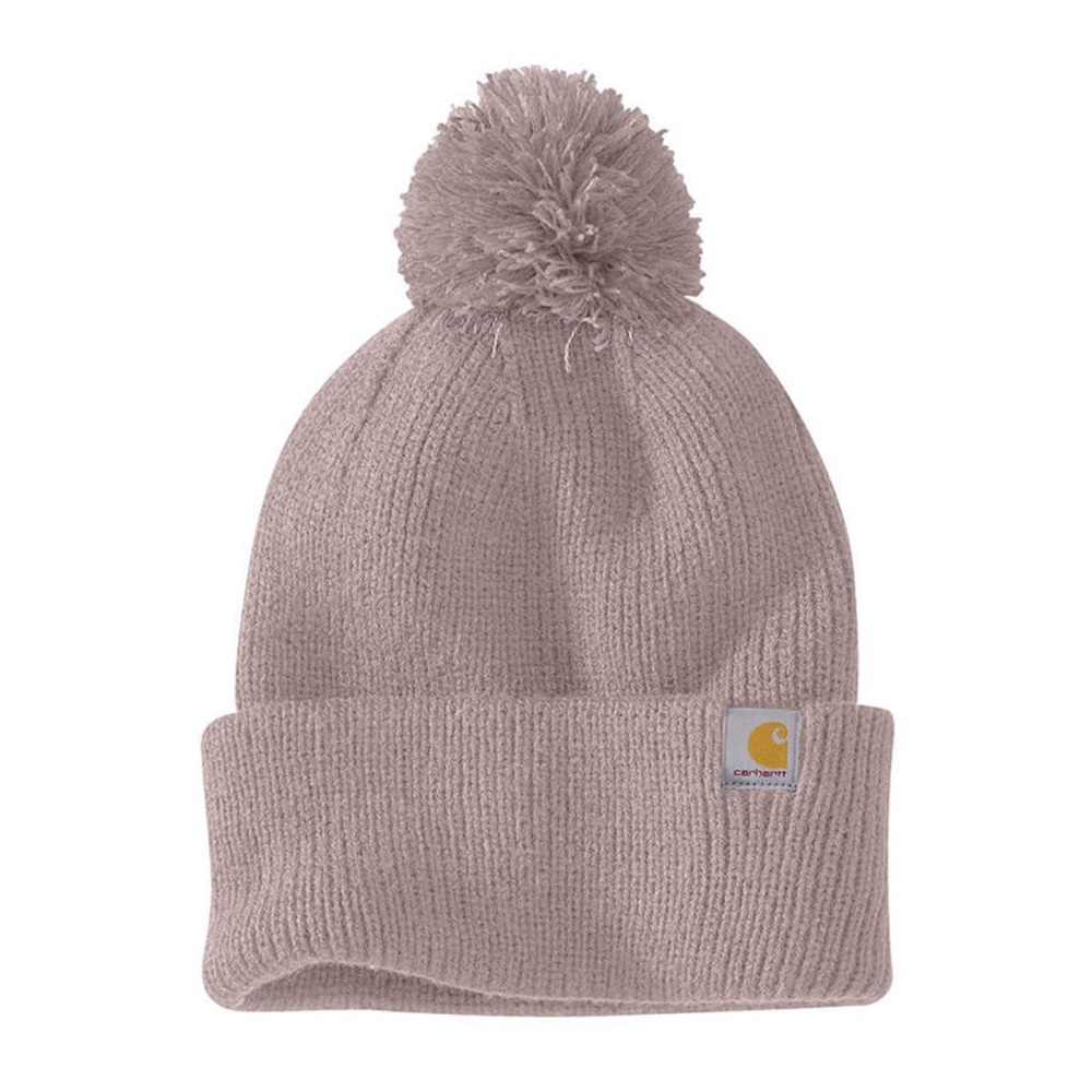 Carhartt Mink Knit Beanie with Pom